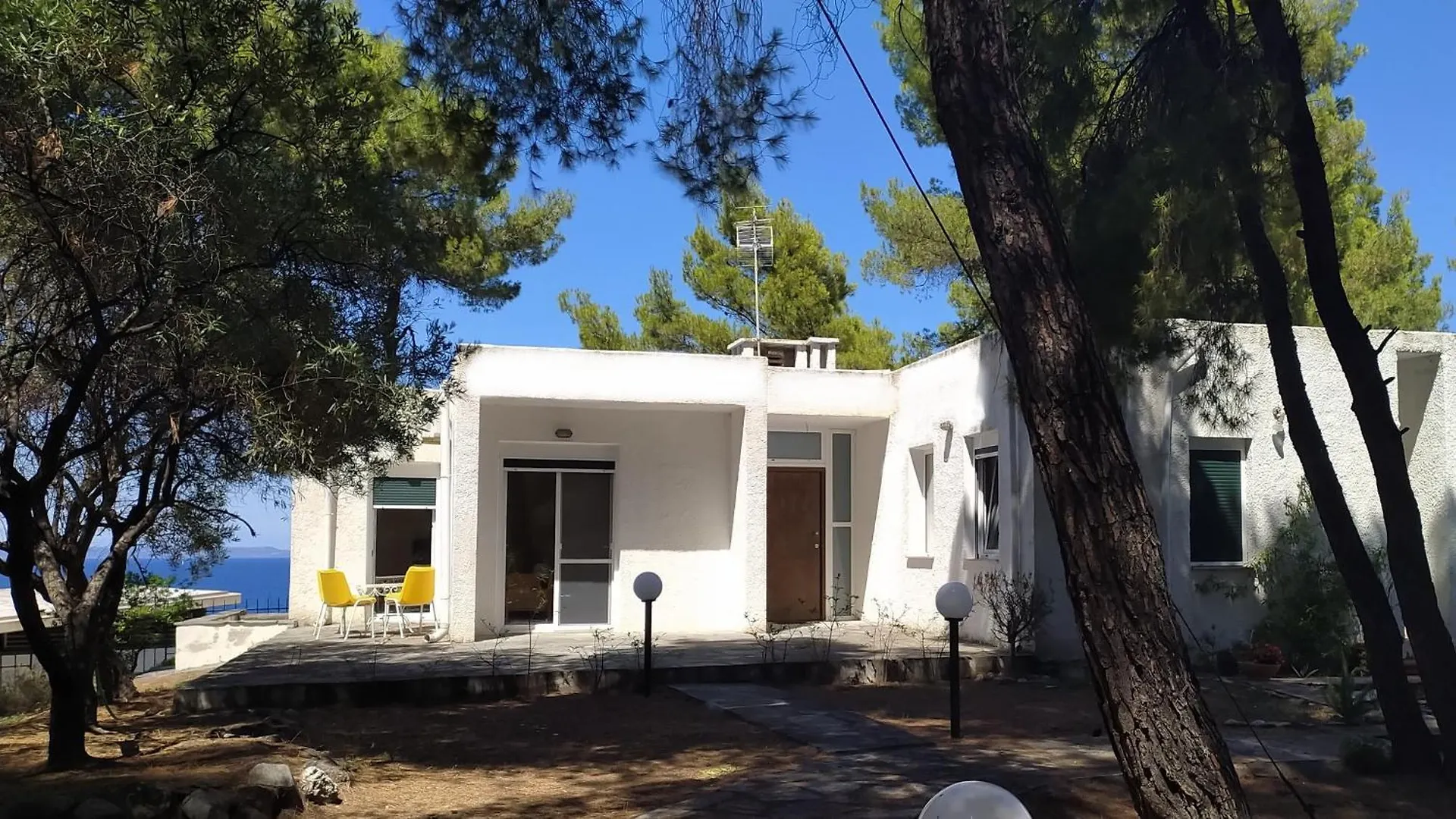 House In Pines In Front Of The Sea Villa Vourvourou Greece