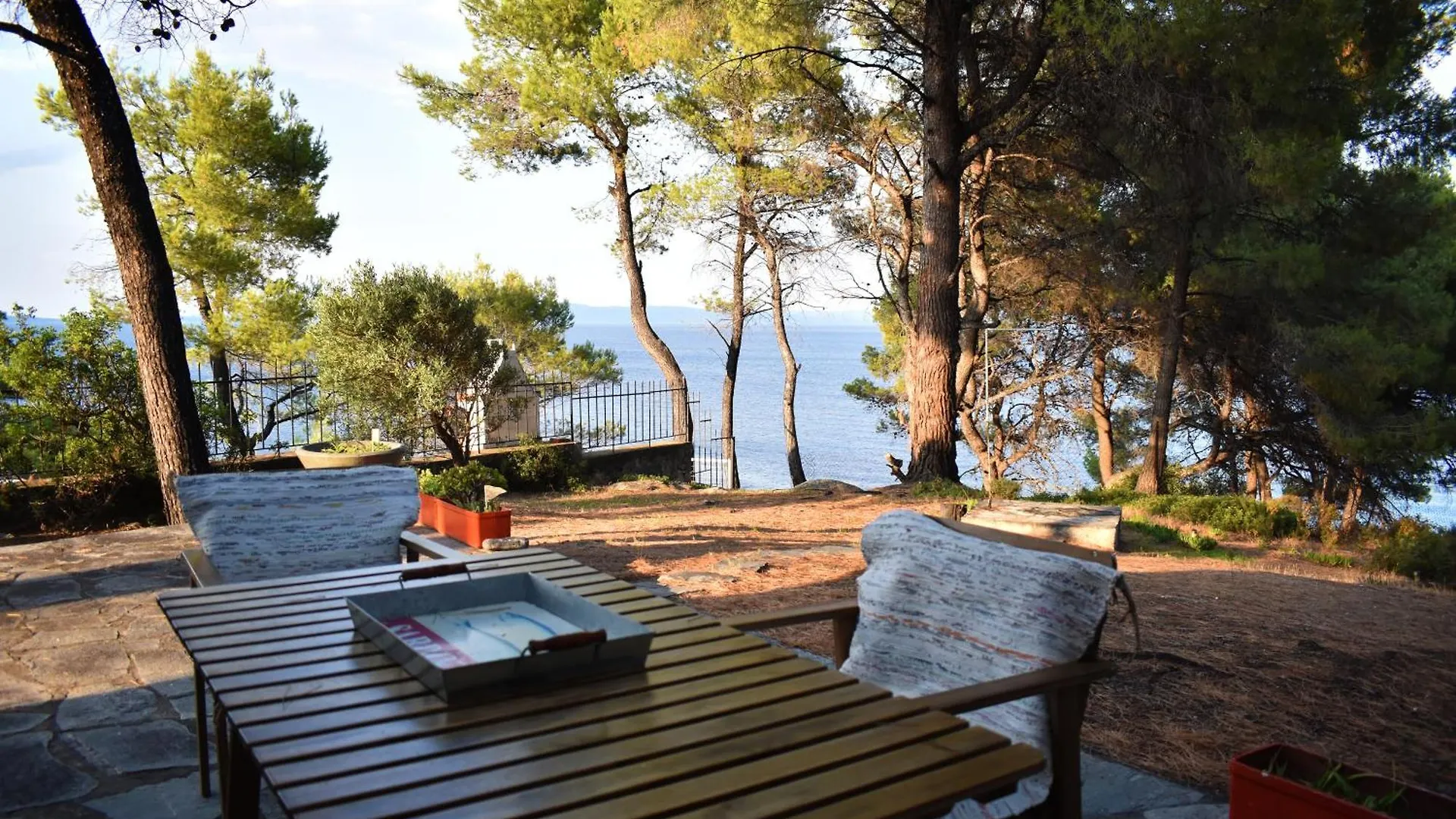 House In Pines In Front Of The Sea Villa Vourvourou
